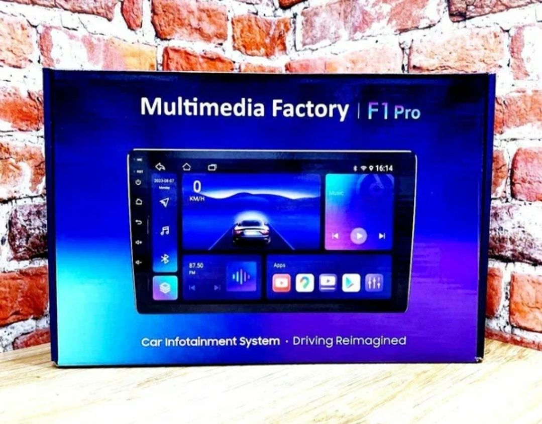 Автомагнитола Android F1 PRO 9” 4+64 с кулером ГБ