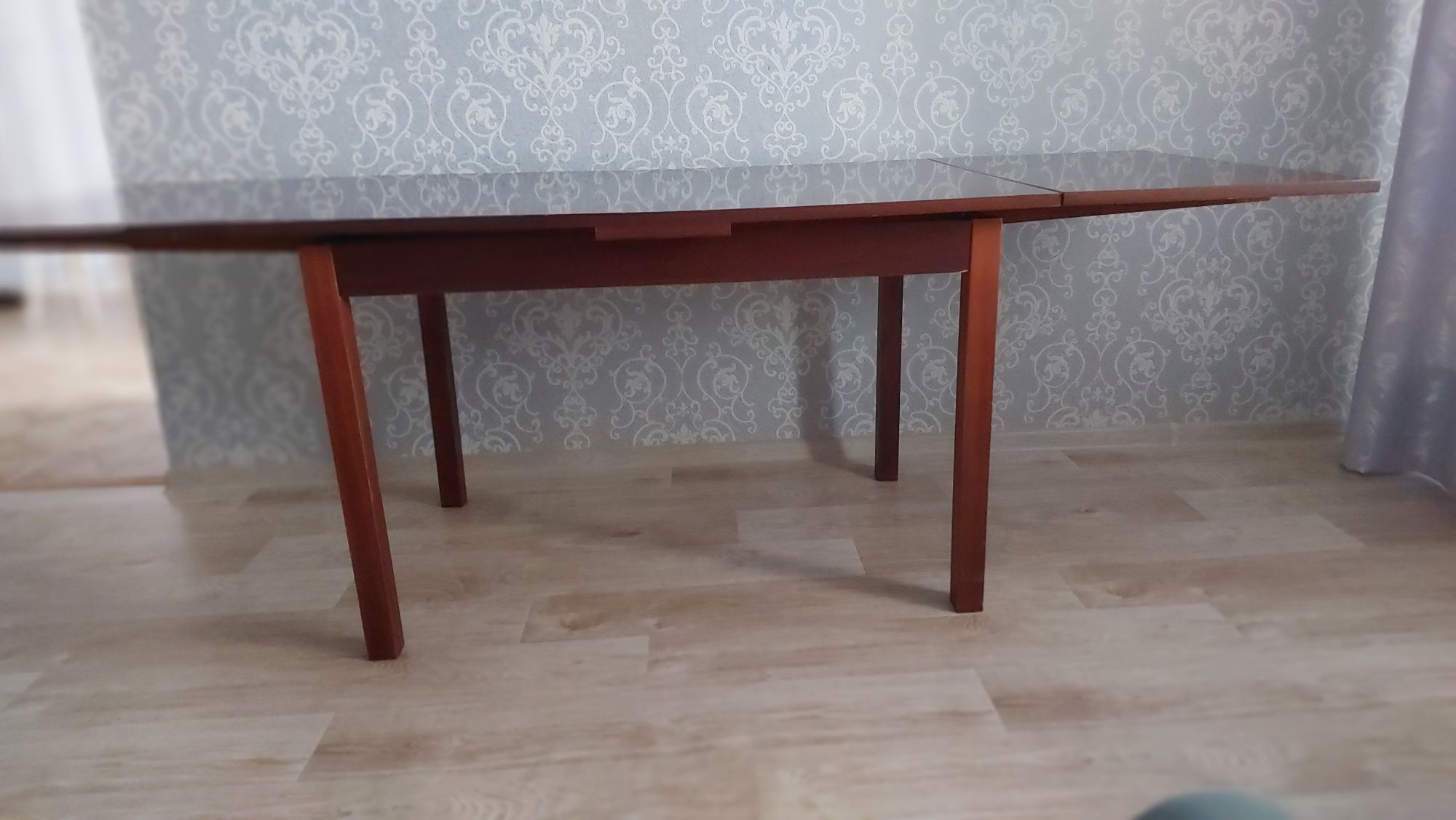 Стол раскладной  полированный 120×80, раздвижной