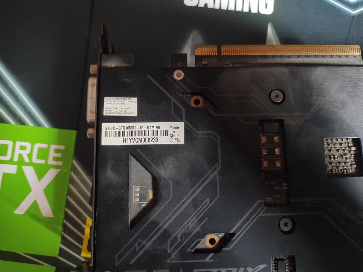 Продам видеокарту GTX1050 TI 4GB