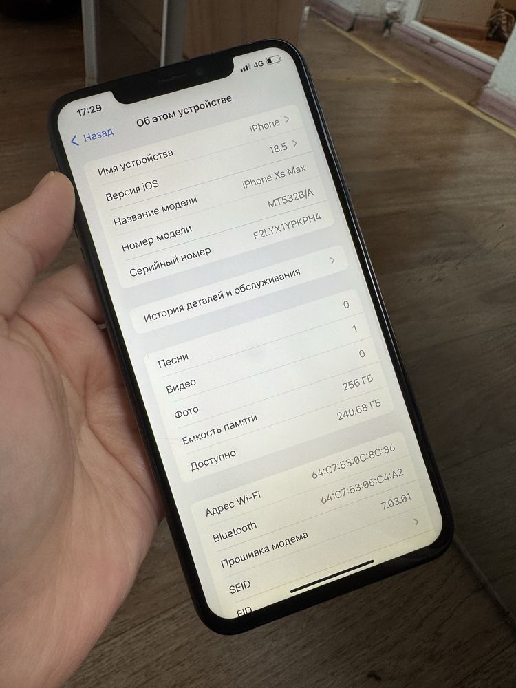 iPhone XS Max 256gb Полный рабочий