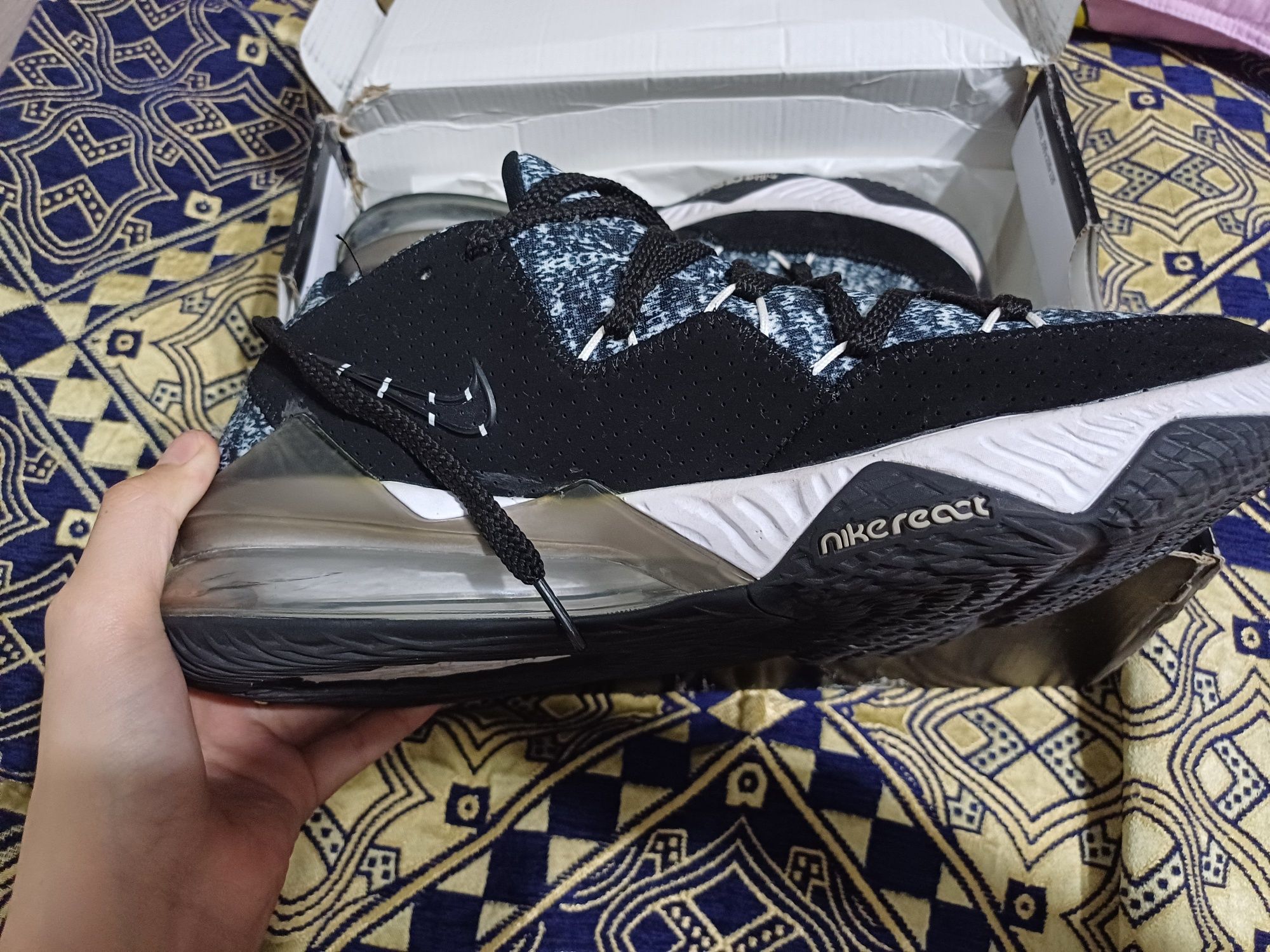 Баскетбольный кроссовки Nike  LeBron 17 Low низкие люкс премиюм