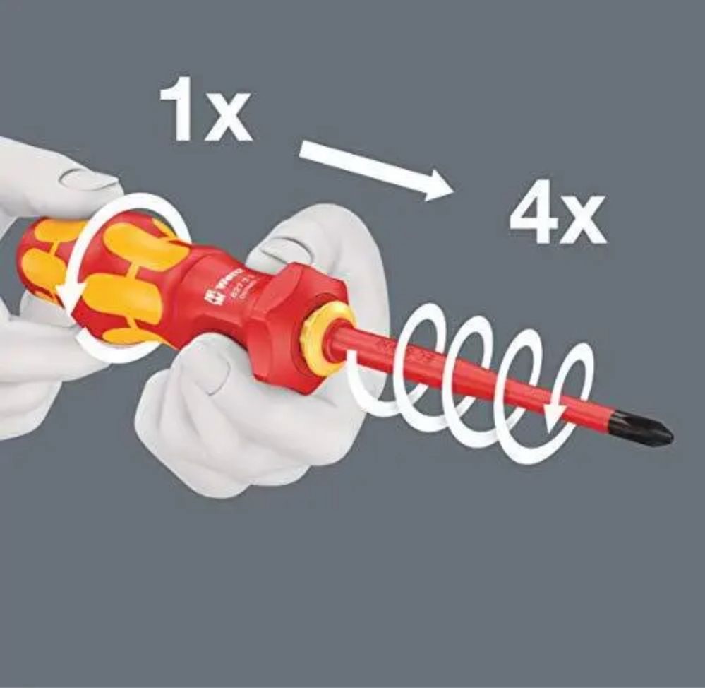 Отвертка WERA Turbo 827T