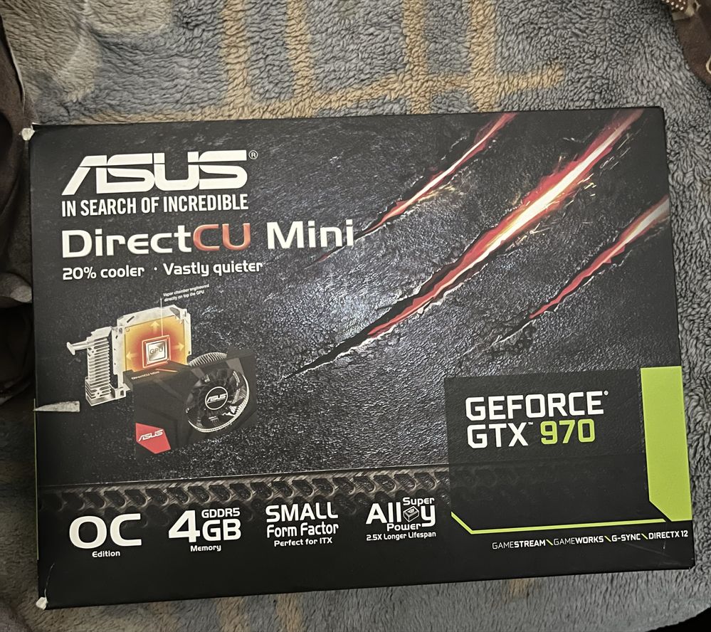 Видеокарта ASUS GEFORCE GTX 970 DirectCU Mini 4GB