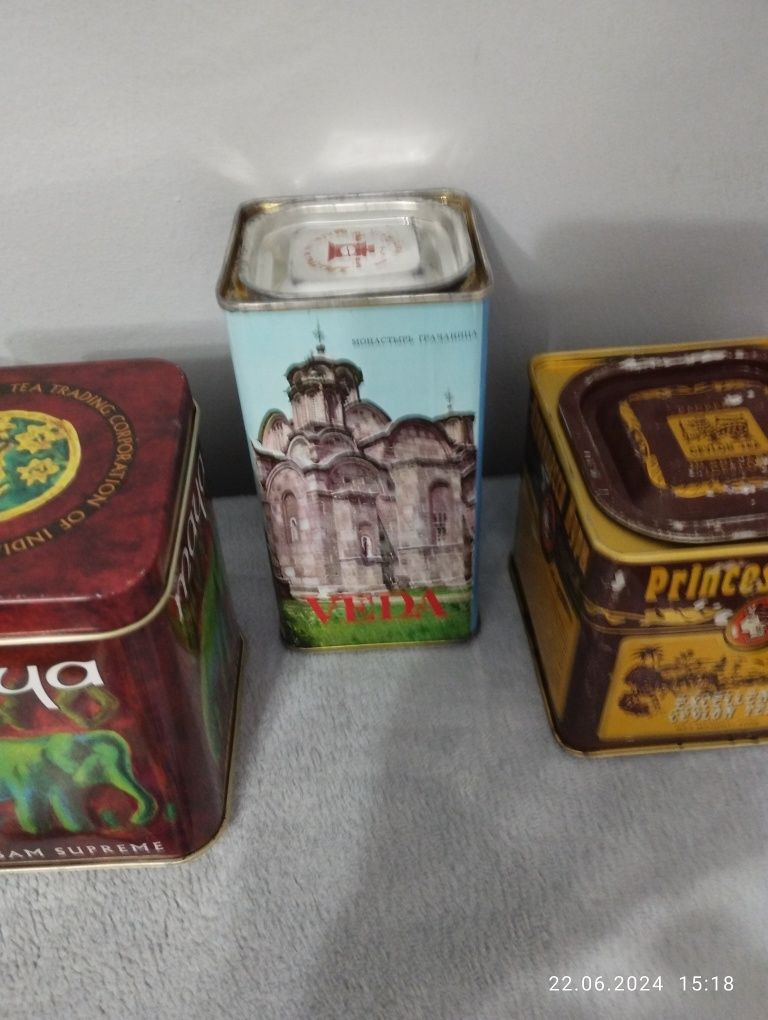 Баночки из под чая , монпасье советские