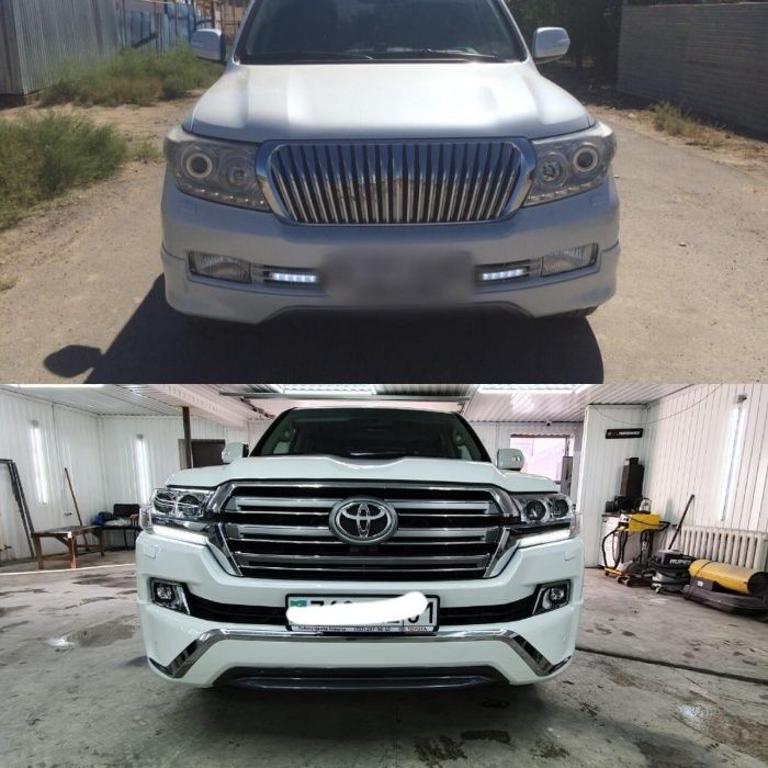 Переделка кузова рестайлинг Toyota Land Cruiser 200