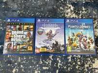 Диски с играми PS4