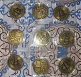 Монета Bitcoin.(10шт-9000тг)