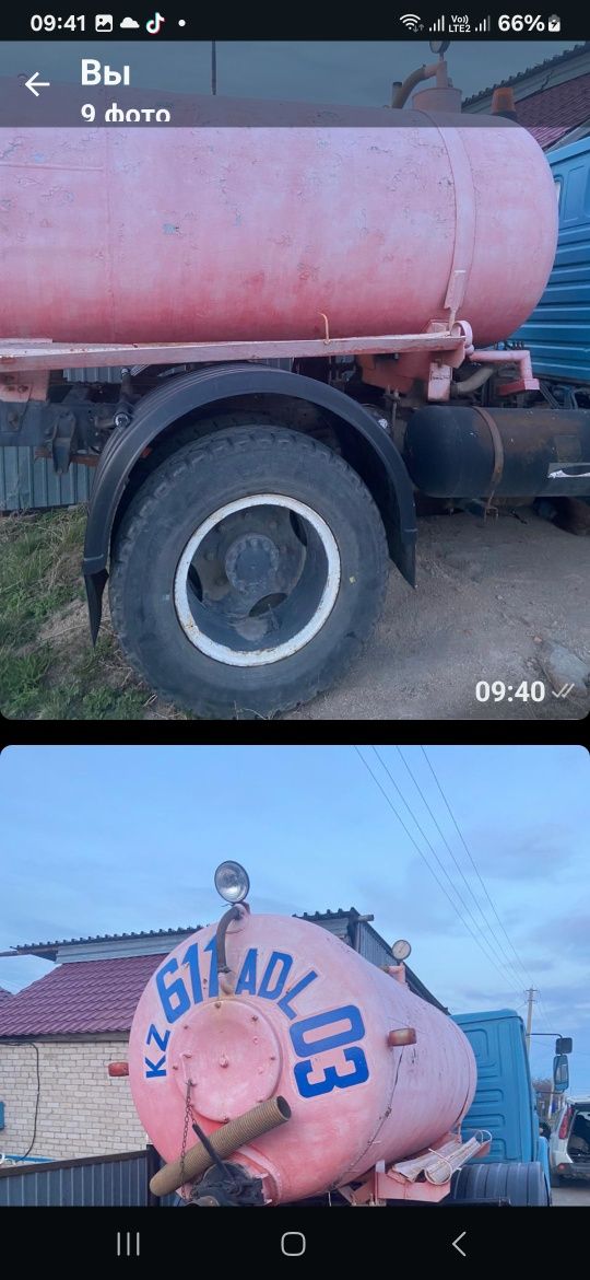 Продам ассанизатор Зил 2007 года,емкость5м3,газ -бензин,в хорошем сост