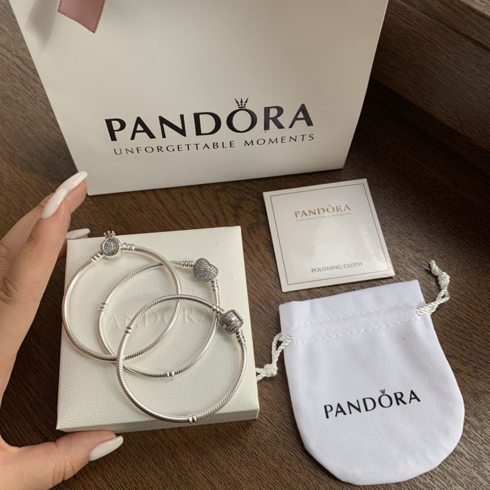 Браслеты из серебра 925 пробы Пандора/Pandora