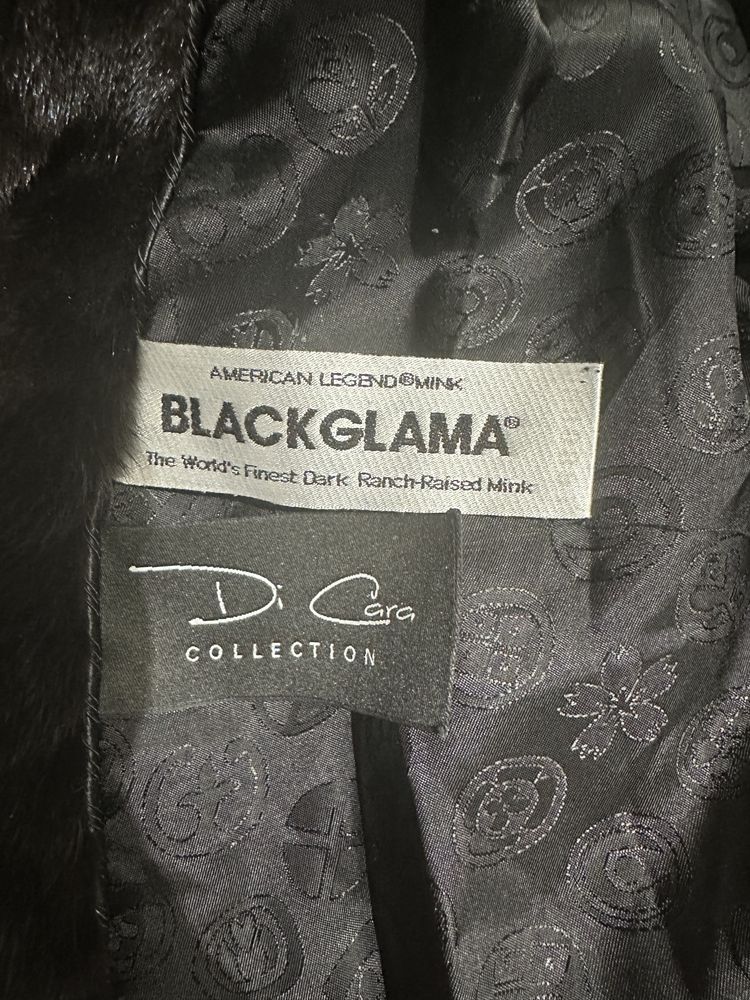 Шуба Di Cara , мех из норки blackglama