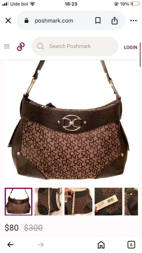 Сумка DKNY Donna Karen monogram signature