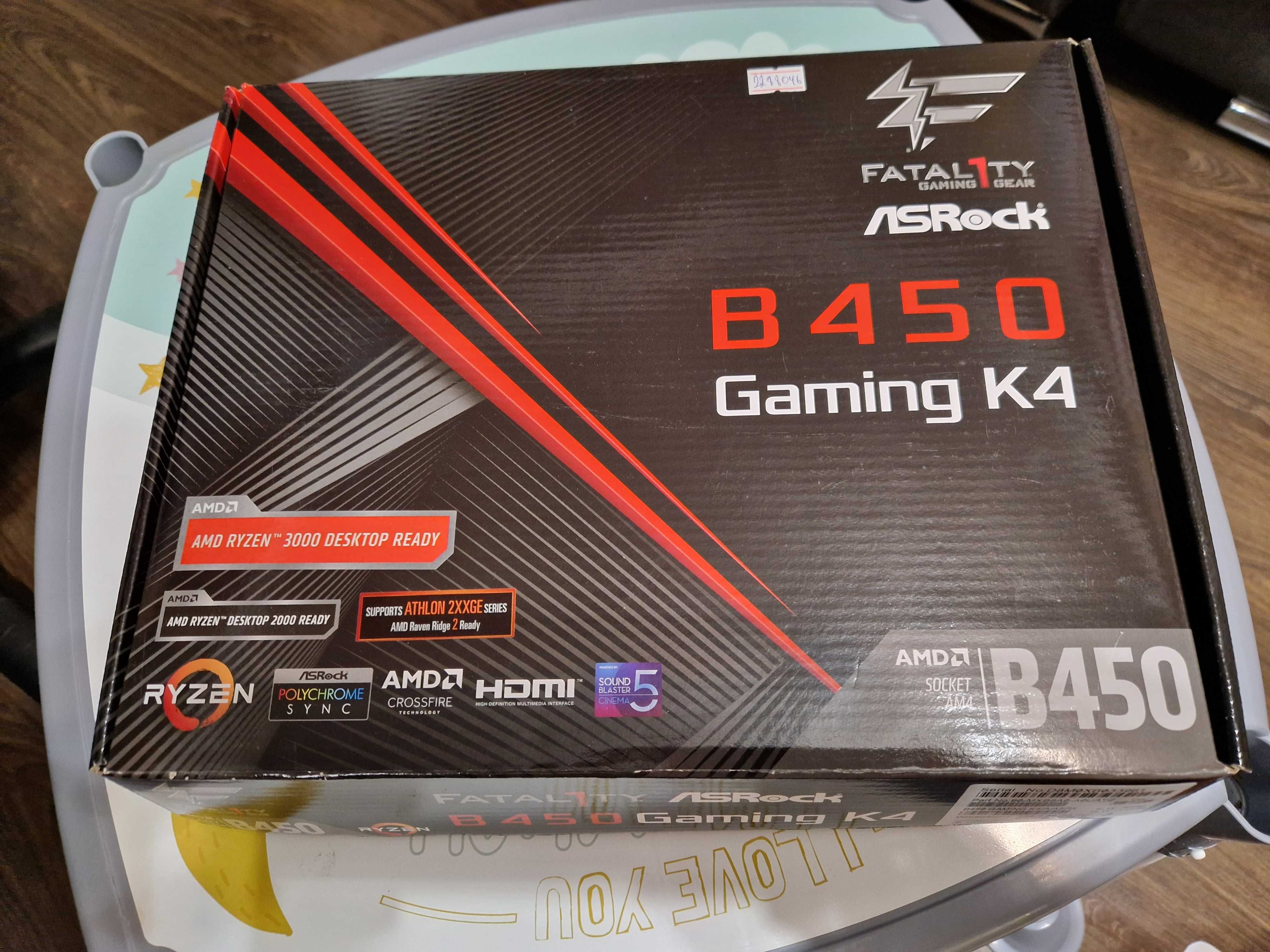 Материнская плата ASRock Fatal1ty B450 Gaming K4