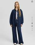 Джинсовая рубашка Bershka, размер L