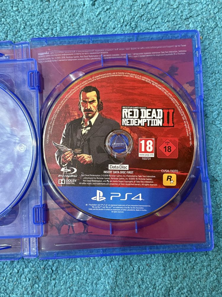 Срочно продам Rdr2 пс4-5
