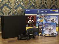 sony playstation 4 slim 2 джойстик 3 игры
