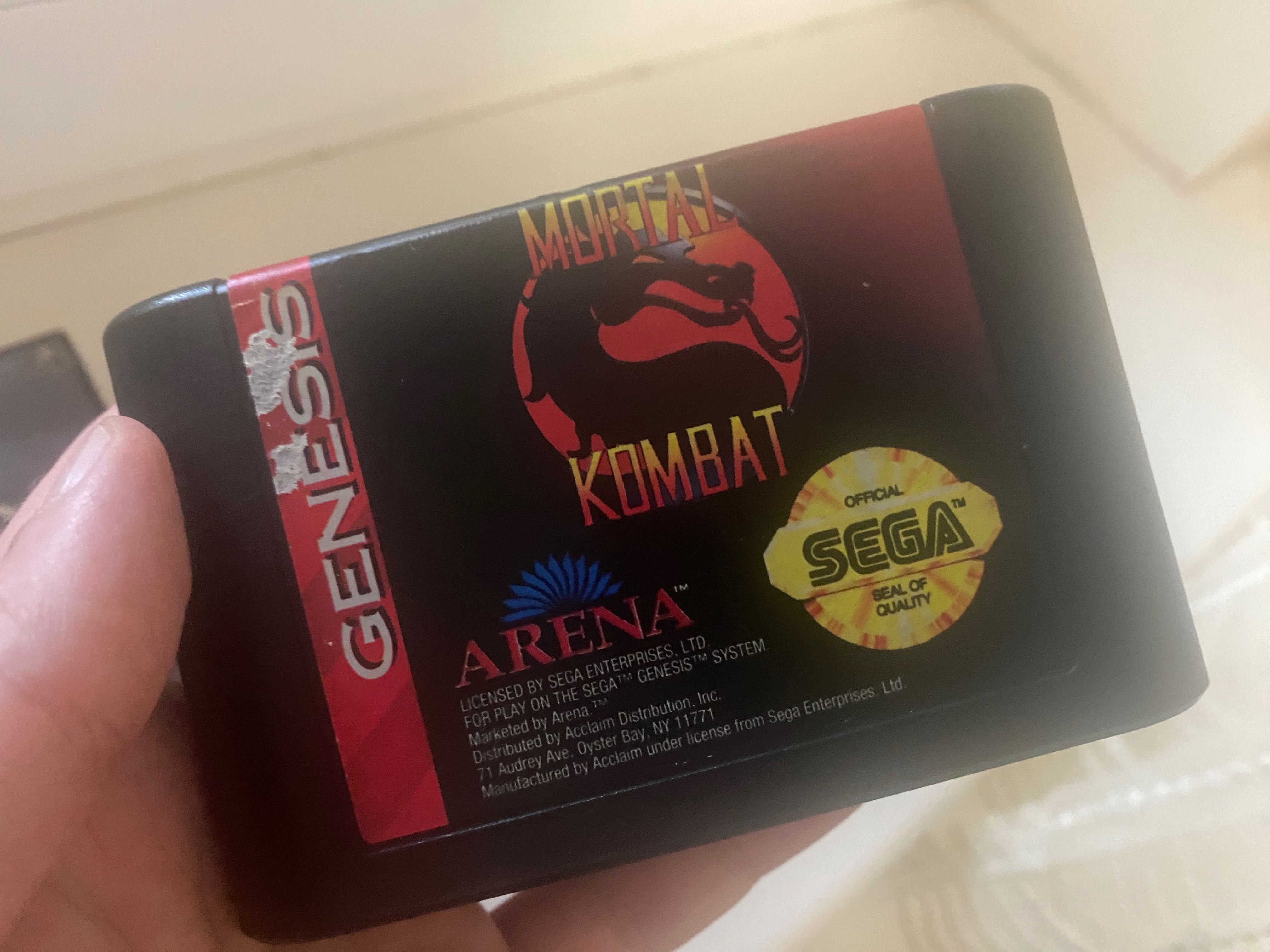 Продаю лот Mortal Kombat для Sega Genesis оригинал. 1,2,3 часть