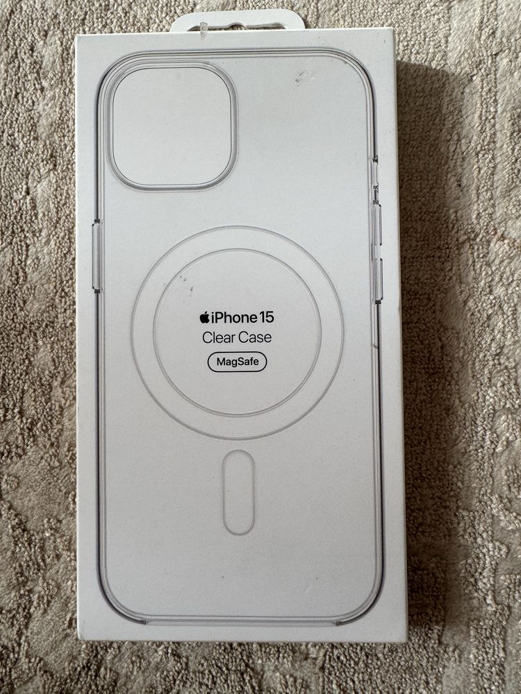 Прозрачный чехол для iPhone 15 Magsafe