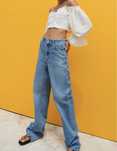 Джинсы ZARA, высокой посадки
