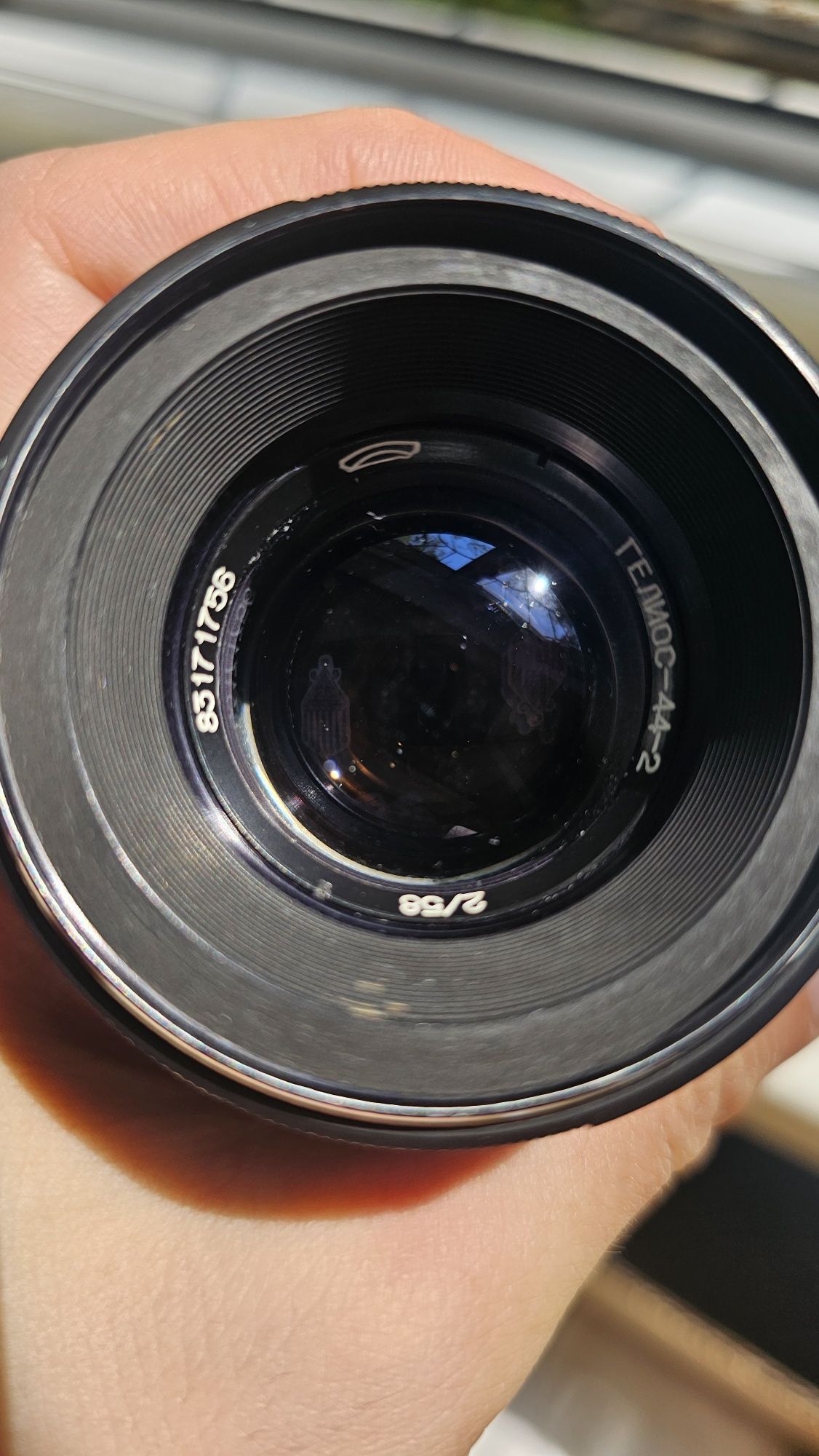 Гелиос 44-2 с переходником на Sony E mount.