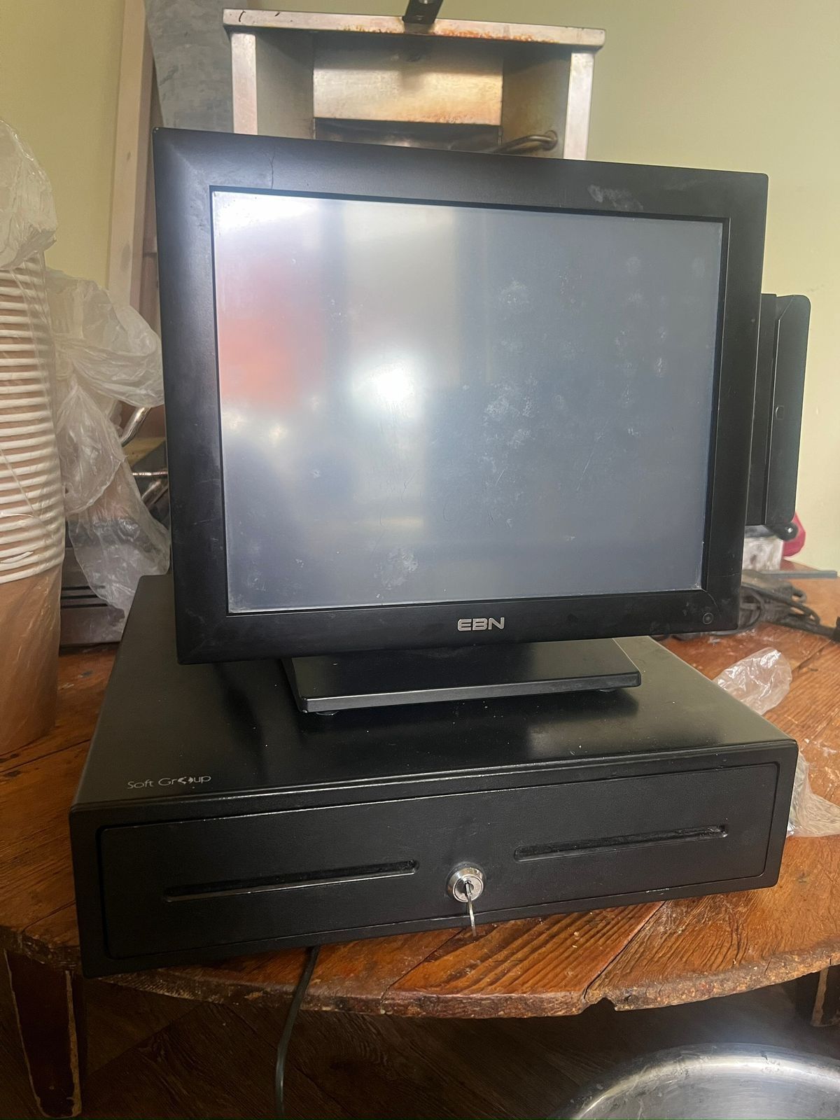 Продам pos моноблок с денежным ящиком