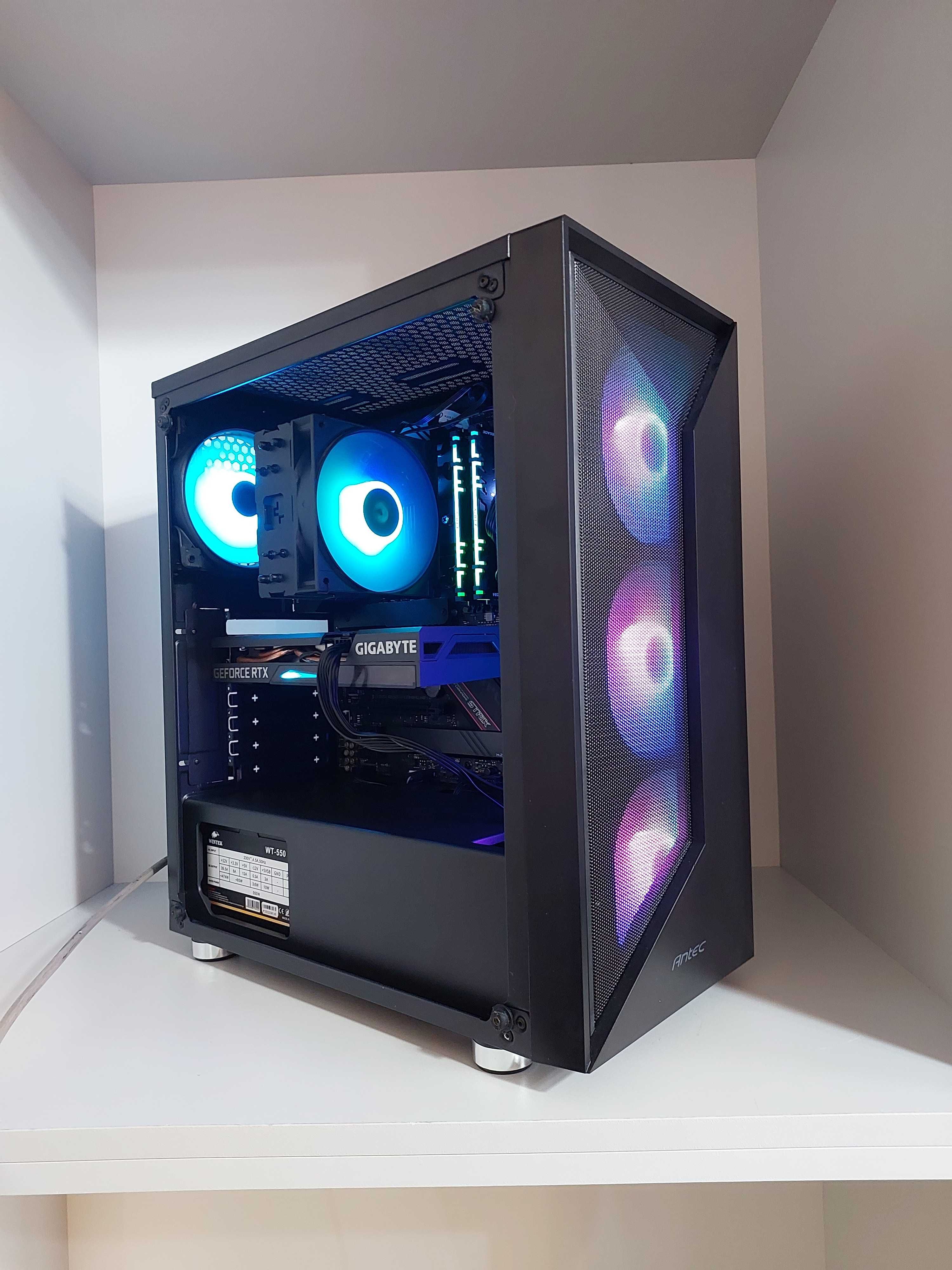 Мощный игровой компьютер Ryzen 5 5600x, RTX3060ti 8gb