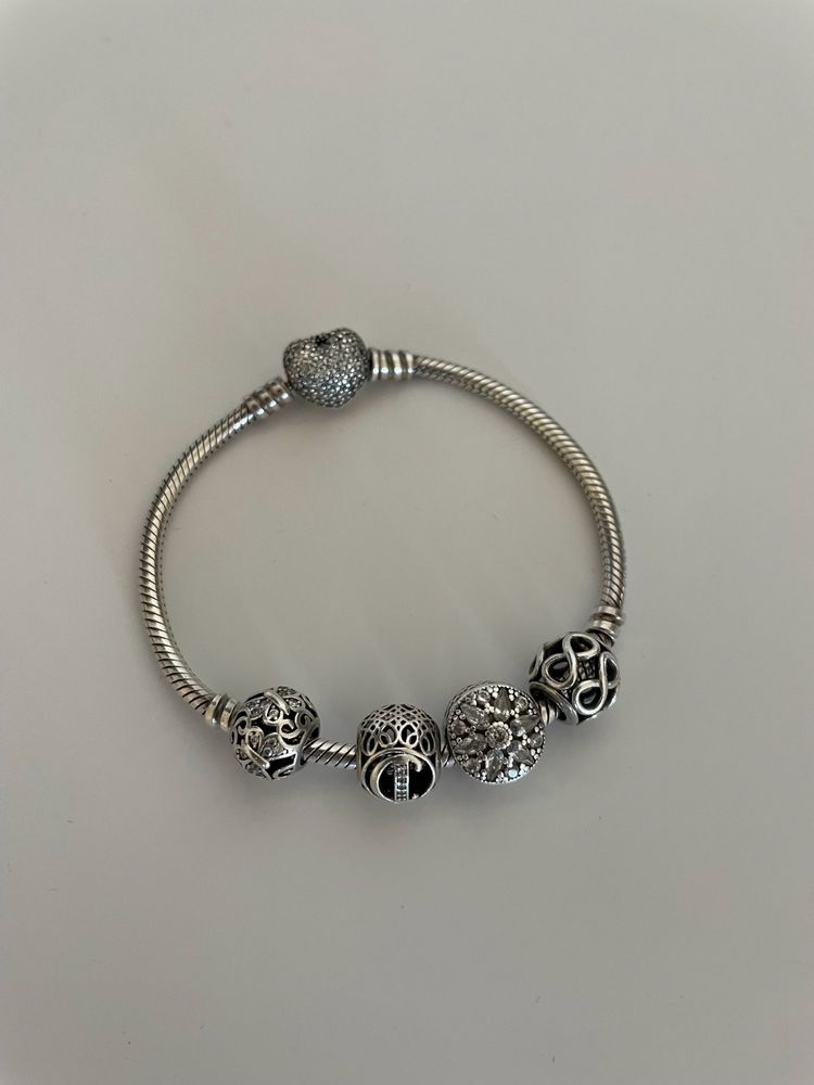Pandora оригинал браслет и шармы S 925 серебро