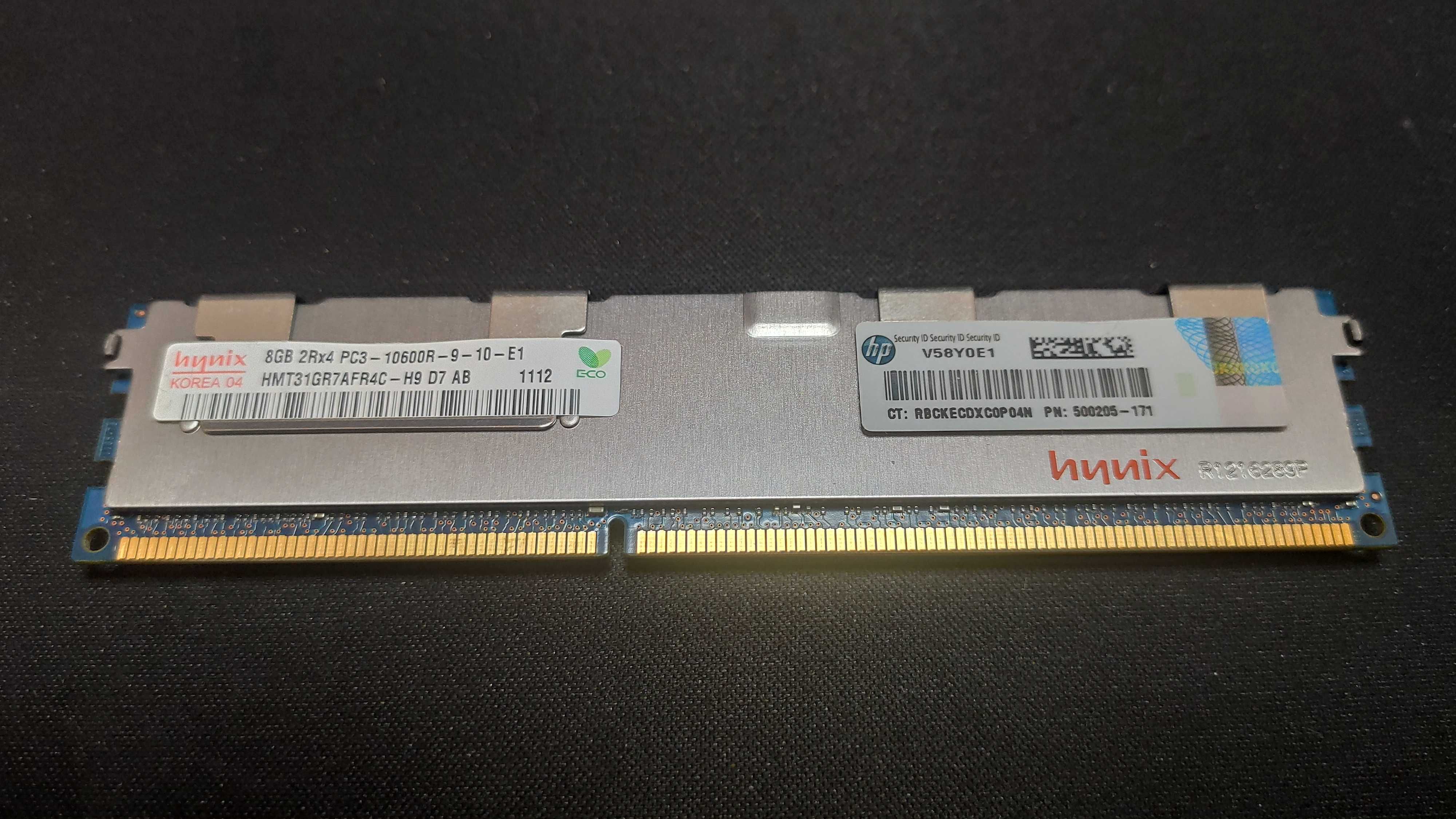 ОЗУ 8Gb PC3-10600R, память DDR3 для серверов