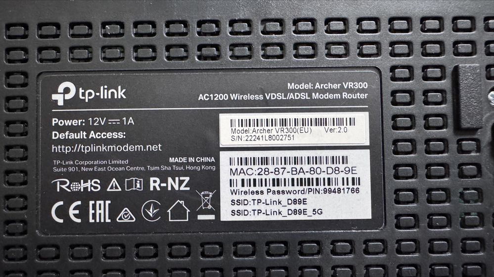 Модем-роутер tp-link AC 1200