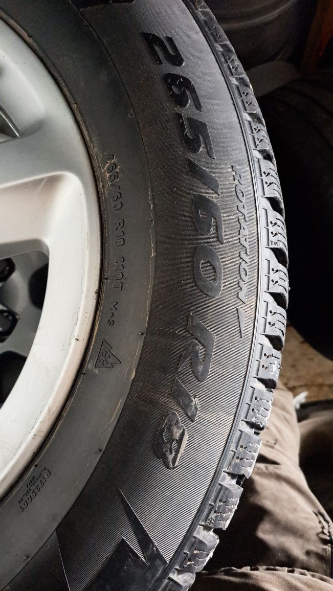 Диски r18 5×130 на audi q7, vw toureg, Porsche cayenne с шинами 265 60