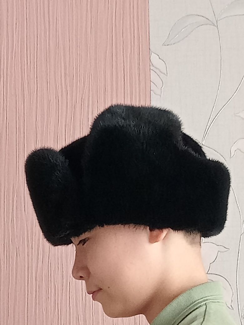 Мужская норковая шапка