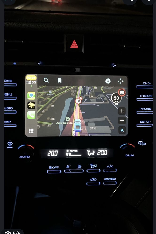 Прошивка Carplay на камри 70