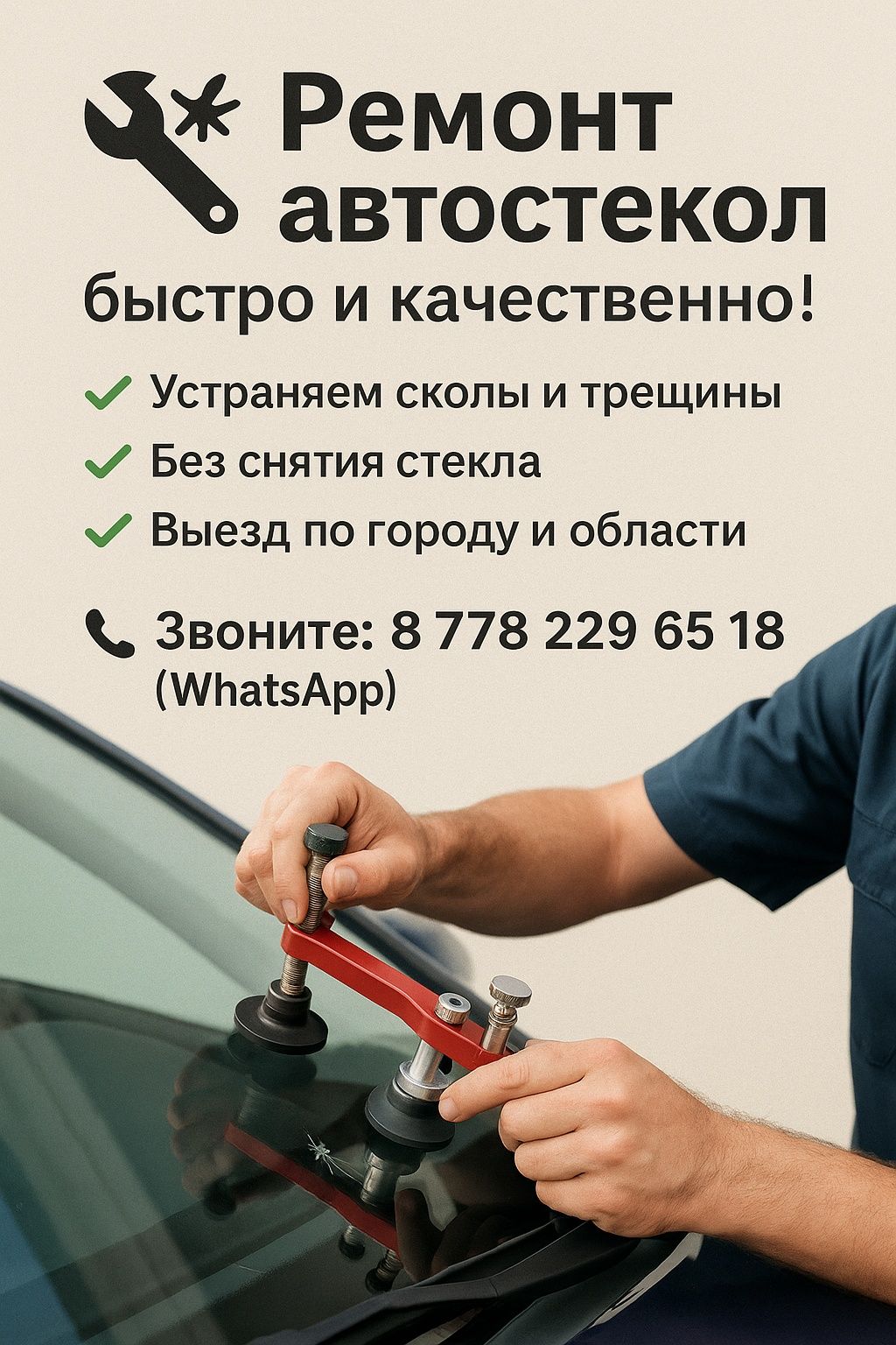 Ремонт автостёкол