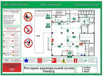 Разработка планов эвакуации при пожаре любой сложности