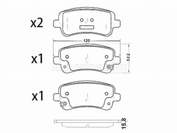 Колодки тормозные Сзади           Jaecoo J7