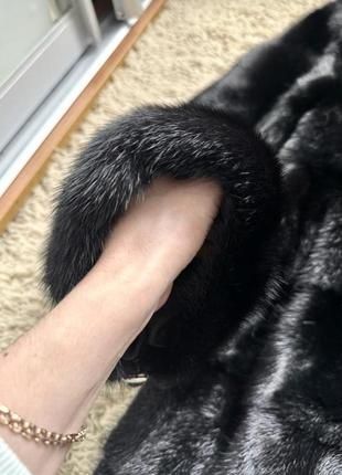 Срочно продам шикарную ЛЮКС норковую шубу-Шанель! Цвет Чёрный бриллиан