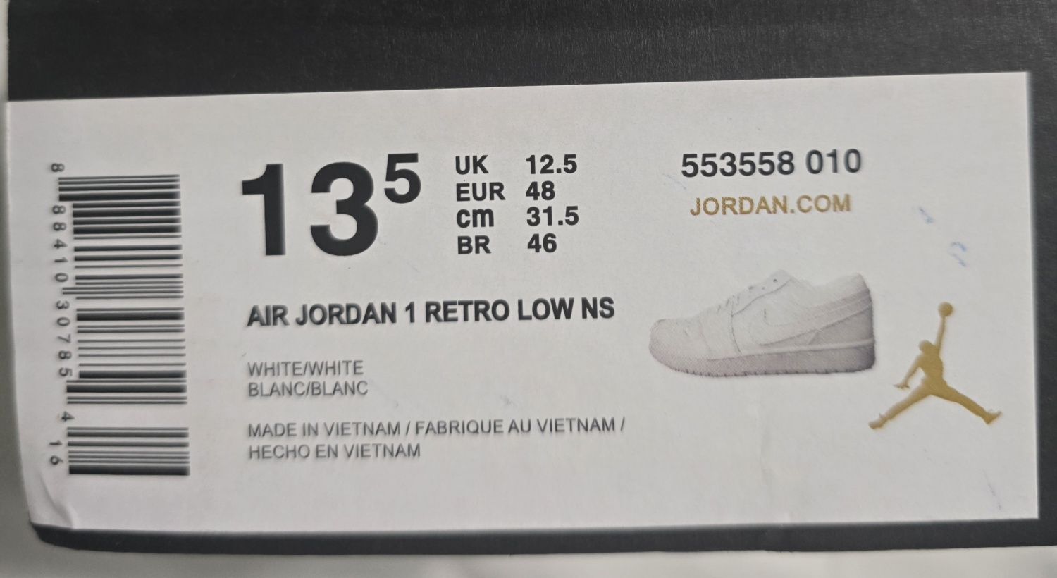 Кроссовки Nike Air Jordan 1 Retro Low NS