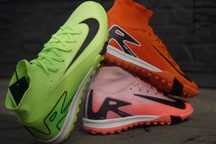 Детские футбольные бутсы сороконожки Nike Mercurial Air zoom