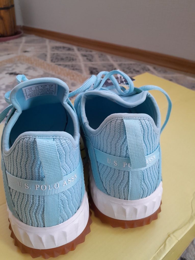 Лоферы US. POLO ASSN. 100% оригинал! 41 размер 27 см