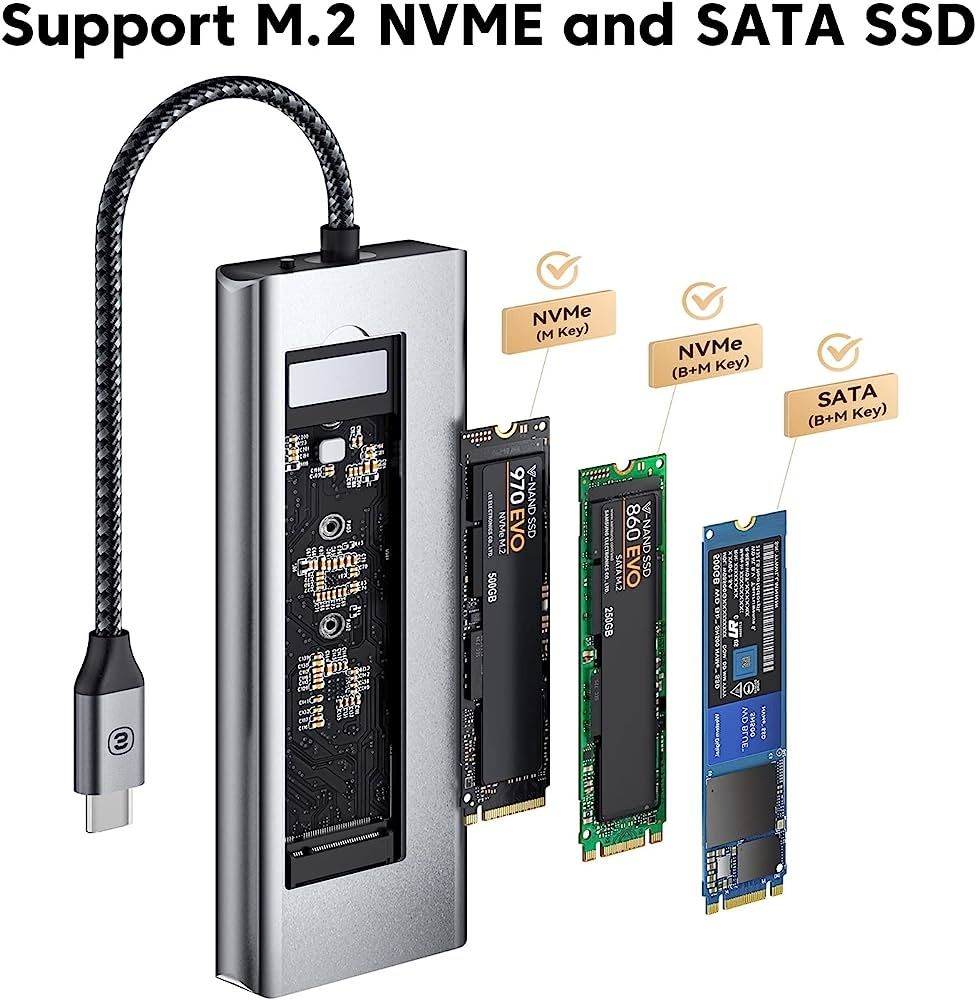 HUB станция для MacBook 8 в 1 с SSD 1Tb
