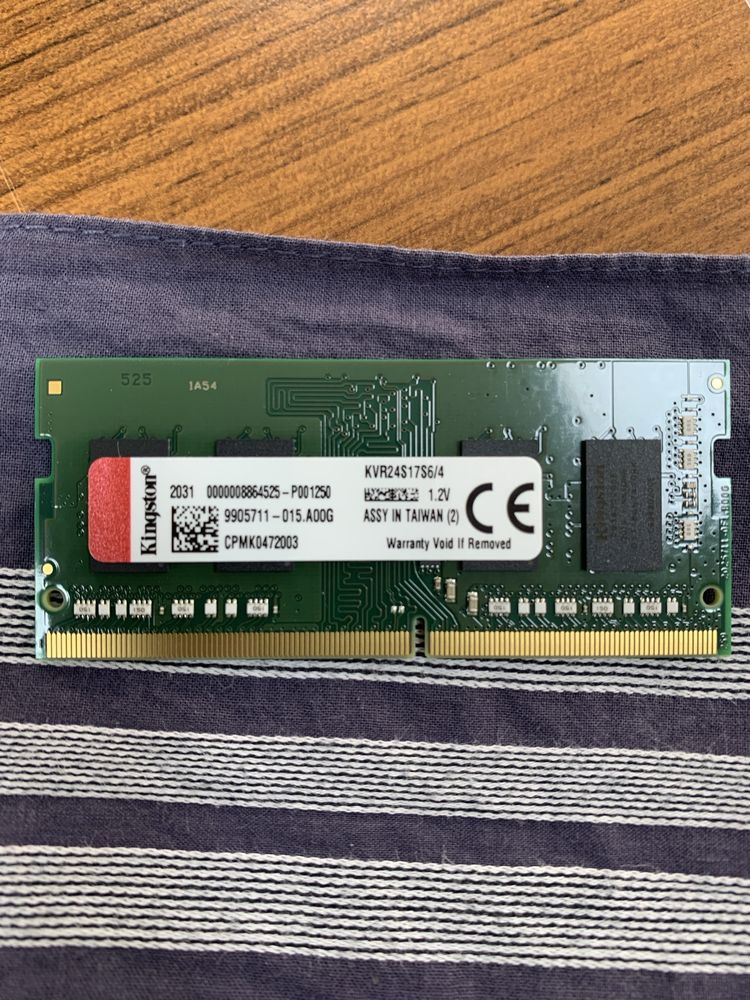 Оперативная память 4гб DDR4 (SO-DIMM)