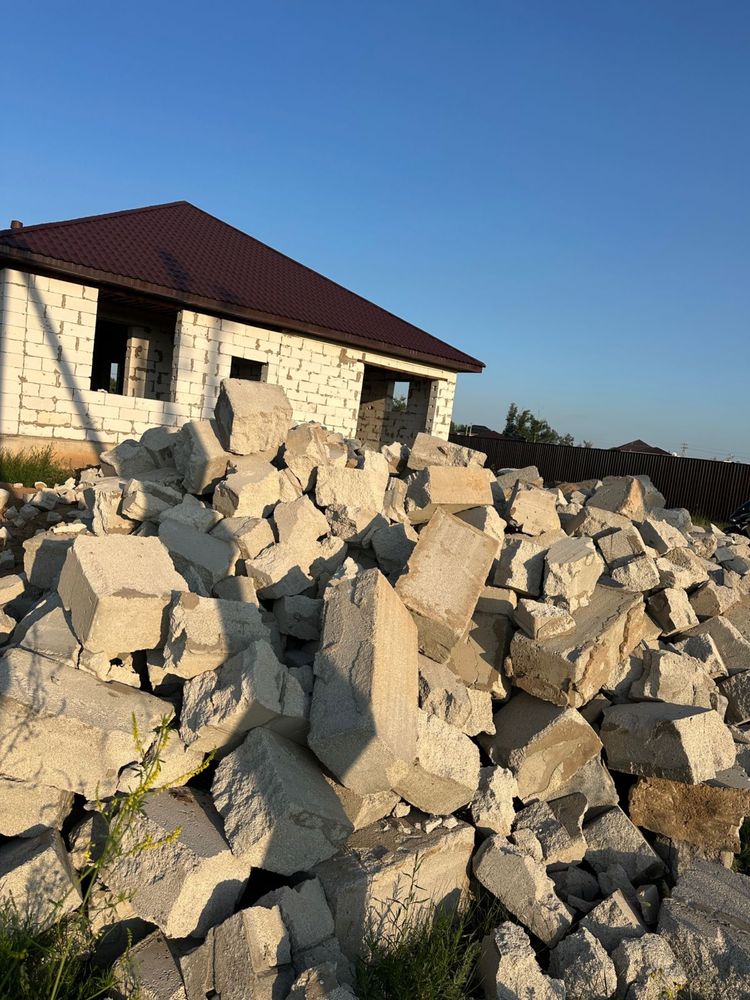 Строительный мусор газоблок