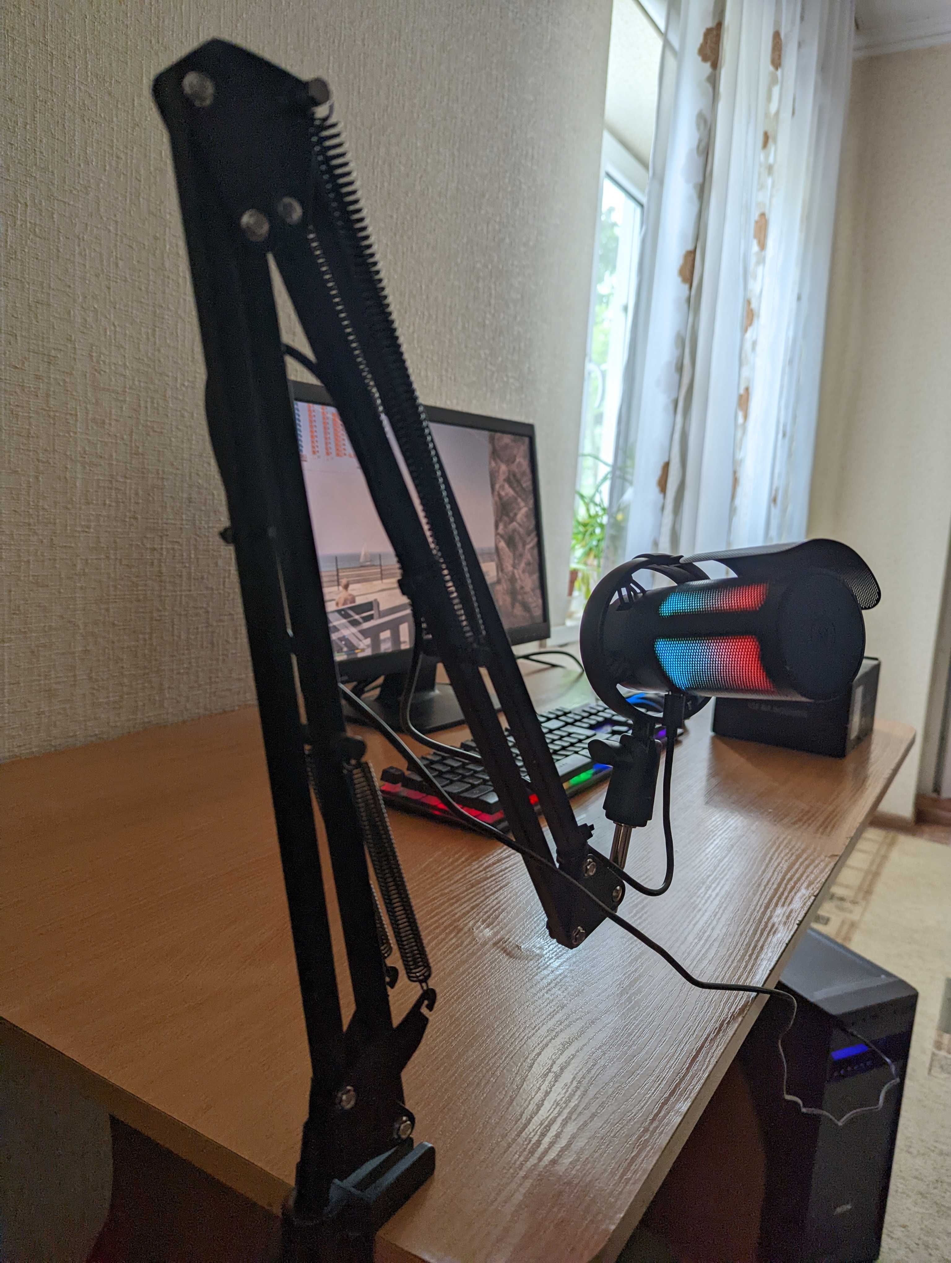 Конденсаторный студийный USB-микрофон ME6S с кронштейном
