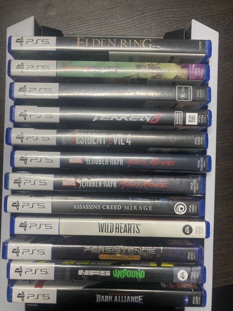 Диски игры на пс5/4 ps5/4. Elden ring/tekken 8/ assassins creed/ nfs