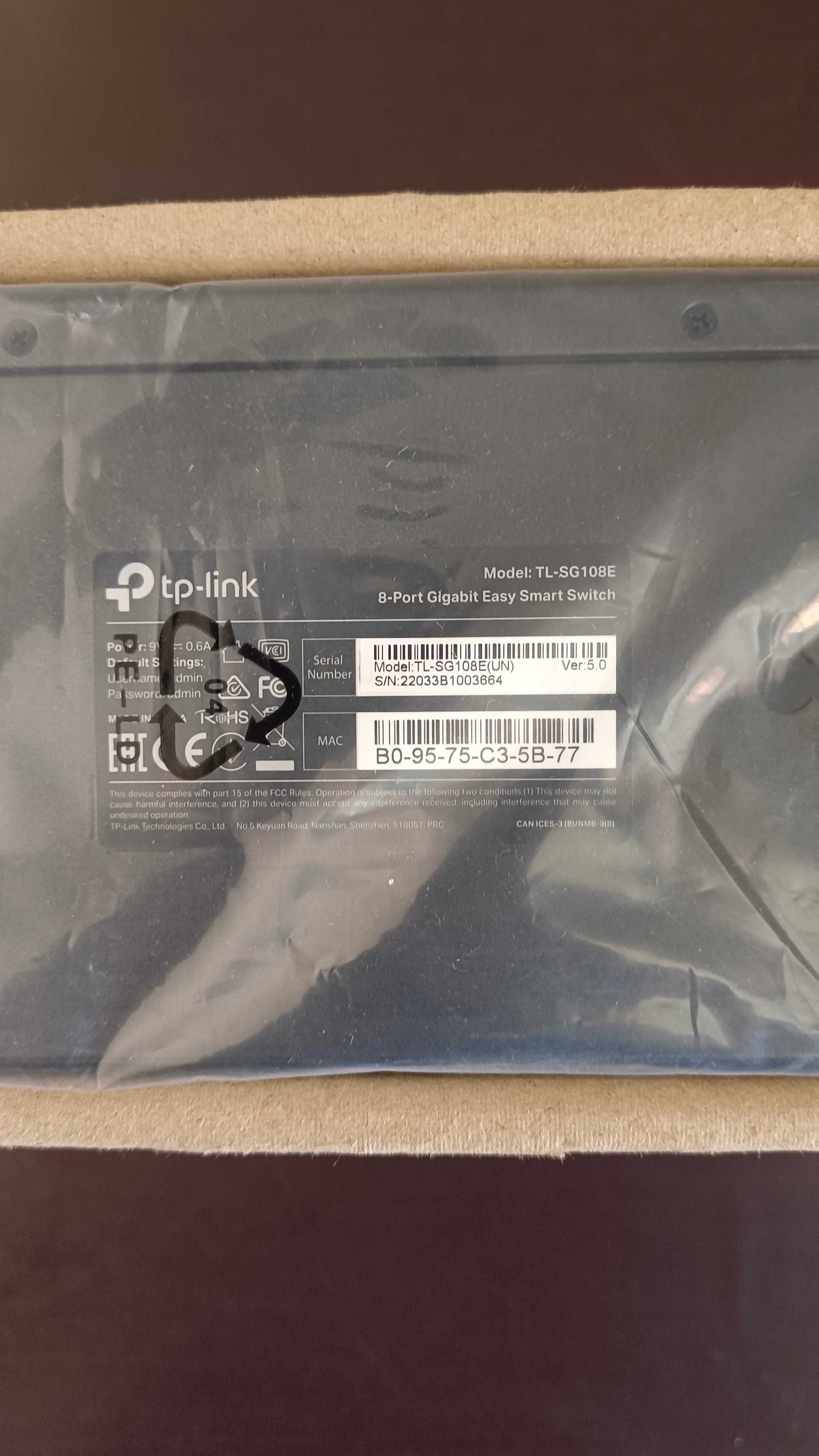 TP link tl-sg108e V5