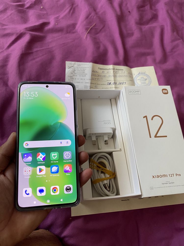 Xioami 12T pro.  5G.  12/256