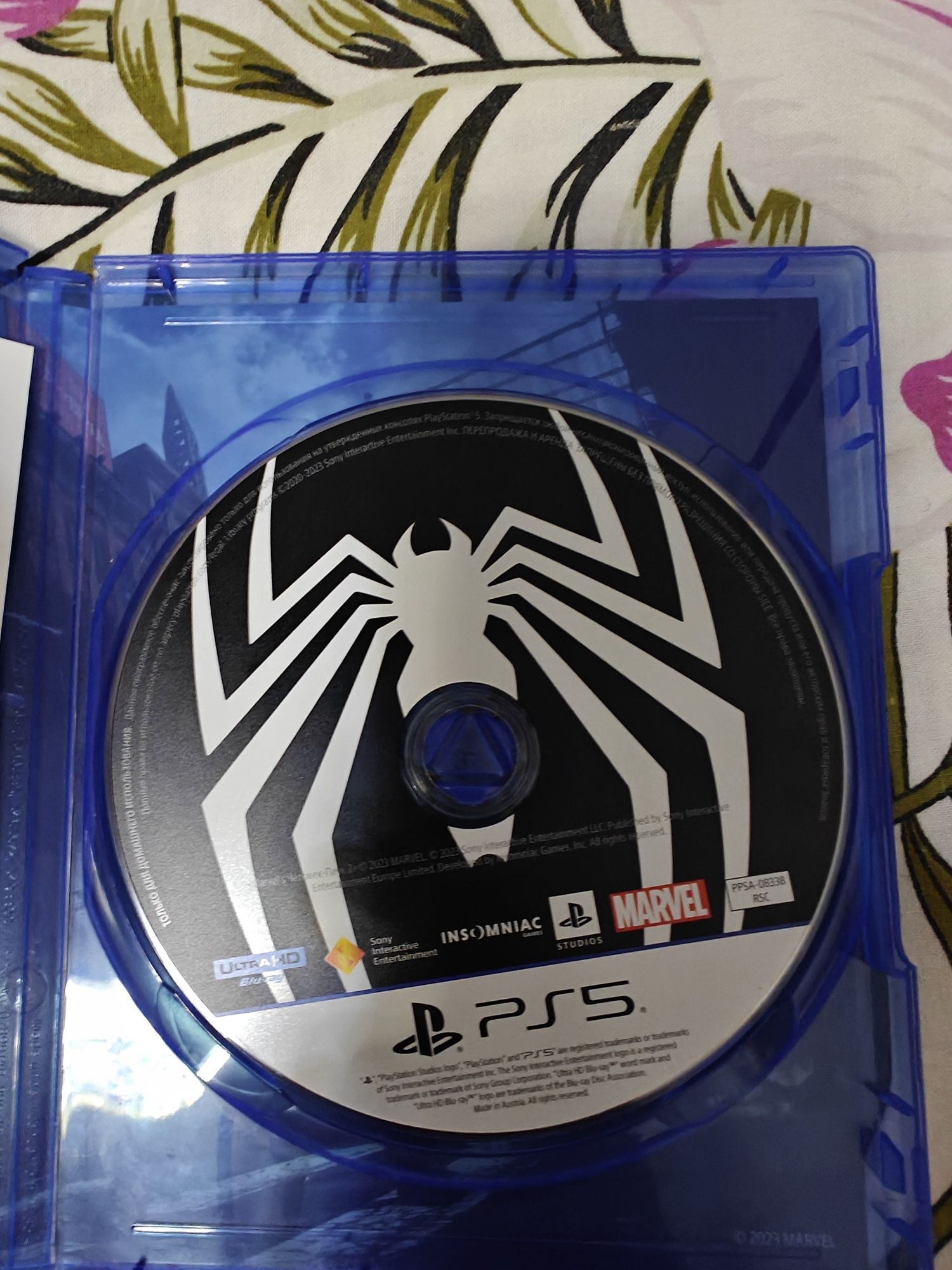 Продам Человек паук 2 Spiderman 2 ps4 ps5 в отличном состоянии!