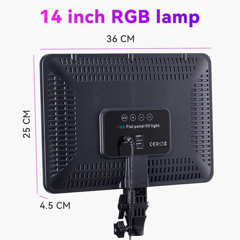 Свет для фото и видео RGB для фона +штатив 2 метра (PM-26/PM-36/PM-60)