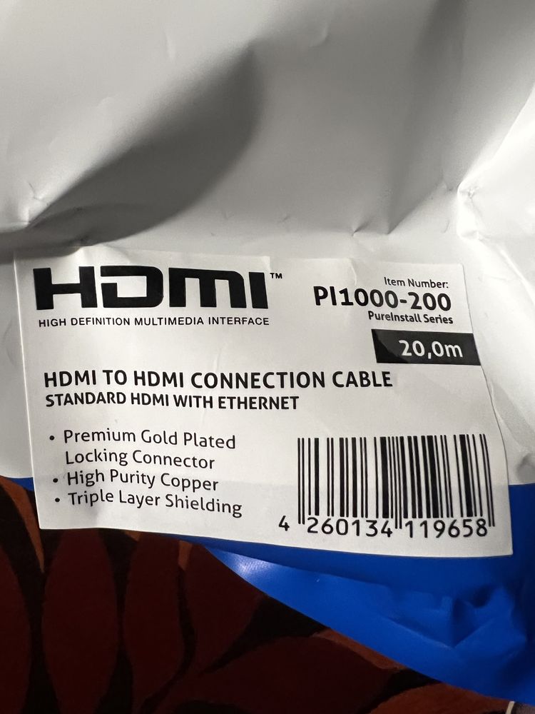 Кабель HDMI 20m и10m PureLink PI