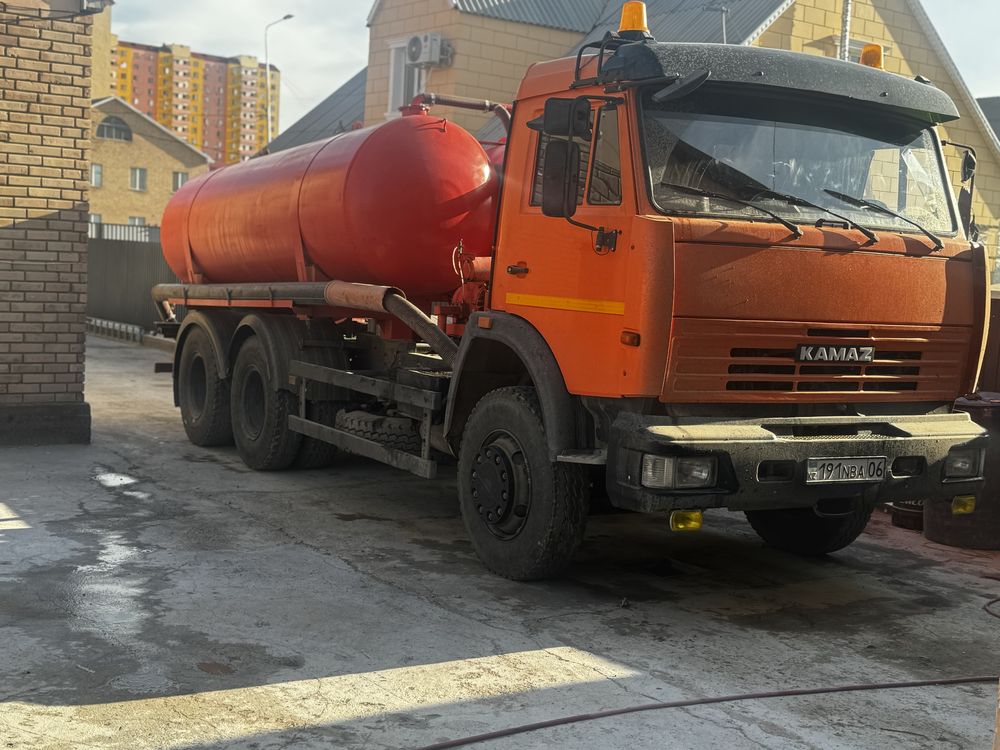 Откачка септика ассенизатор вакуум камаз 10 куб
