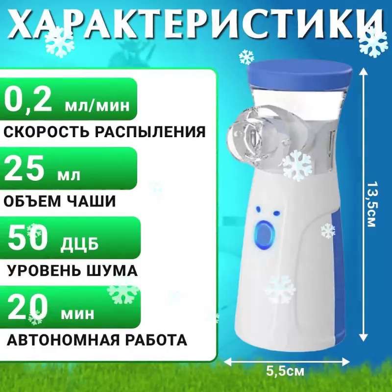 Ингалятор портативный, небулайзер